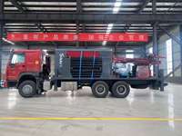 Foreuse hydraulique rotative montée sur camion pour puits d'eau, profondeur 800 m, moteur diesel, pour forage d'eau