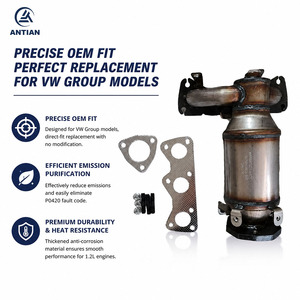 Convertisseur catalytique compatible avec SEAT IBIZA 6L <span class=keywords><strong>SKODA</strong></span> <span class=keywords><strong>FABIA</strong></span> 6Y 54 V-W POLO 9N FOX 1.2 - Product Image 1