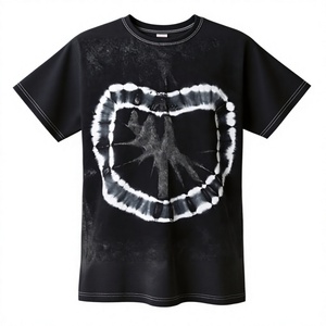 เสื้อยืดคอตตอนแท้ 100% สำหรับผู้ชาย น้ำหนัก 230 กรัม ผ้าถักเนื้อหนา คอกลม สีพื้น สไตล์ลำลอง สตรีทแวร์ รับผลิตแบบ OEM ODM - Product Image 1
