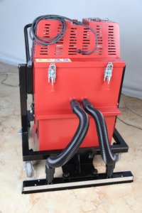 Aspirateur industriel haute puissance à double tête pour le ponçage du béton, extracteur de poussière robuste pour la construction - Product Image 3