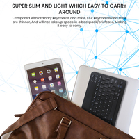 Teclado y Ratón Inalámbricos Ergonómicos Mini Slim de 78 Teclas, Calidad Premium a Precio Económico
