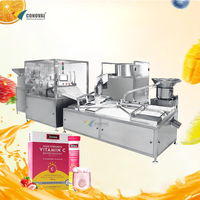 Machine de remplissage et de bouchage automatique de tubes pour comprimés effervescents, pour tubes PP de type bouteille droite