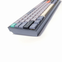 Kustom DIY RGB antighosting PCB terpasang Hot-Swappable Keyboard CNC Metal Case Kit Mechanical Keyboard Cool RGB Gaming Keyboard