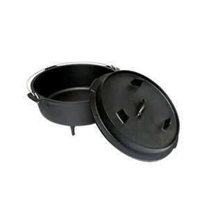 Hecho en China, buen proveedor, utensilios de cocina de <span class=keywords><strong>hierro</strong></span> <span class=keywords><strong>fundido</strong></span>, Horno Holandés portátil para acampar, <span class=keywords><strong>olla</strong></span> para sopa - Product Image 4