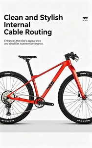 Vélo à cadre rigide aérodynamique en promotion, M8100, 12 vitesses, passage des câbles entièrement interne, couleur personnalisée, fibre de carbone, pour route et montagne, M5- LT-M8100- - Product Image 4