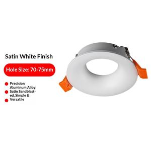 Kit de Iluminación <span class=keywords><strong>GU53</strong></span> LED, Módulo de Montaje Trasero Blanco Arena, Foco MR16 GU10, Anillo Metálico para Lámpara - Product Image 1