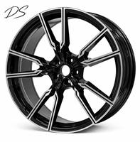 Nouvelles jantes en alliage d'aluminium OEM à formage par flux, vente chaude, pour voitures haut de gamme, avec rayons lisses