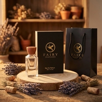 Coffret Cadeau Luxe 30ml 50ml 100ml Flacon de Parfum en Verre Transparent Boîte Ciel et Terre avec Sac en Papier Portable Emballage Boîte Style Livre
