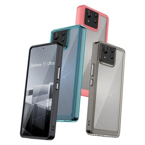 Coque de protection transparente en TPU acrylique colorée anti-traces de doigts pour <span class=keywords><strong>Asus</strong></span> <span class=keywords><strong>Zenfone</strong></span> <span class=keywords><strong>9</strong></span>, Xperia 5, 10V, 1 VI, et 11 Ultra 10 - Product Image 2
