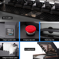 Impresora DTF con Dos Cabezales de Impresión Originales XP600/I3200 A1, Impresora DTF de Rollo Tamaño A3 con Función Completa para Camisetas, Impresoras de Inyección de Tinta