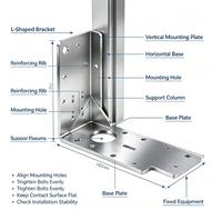 Fabrication de tôlerie OEM de la marque KS, estampage personnalisé, pliage de supports, pièces en acier inoxydable et en aluminium pour appareils d'extérieur