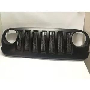 Grille de maille pour Jeep wrangler JK 07 + accessoires offroad ABS JL style JK calandre pour Jeep