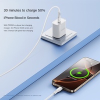 DUZZONA A11 Câble USB en silicone liquide PD 65W Type-C Blanc Câble de charge rapide pour iphone 15/16 Câble 1M pour Android