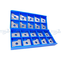 Pisau Scraper Radius 16x16.8x2 R2 TCT untuk Mesin Edge Banding, Peralatan Pertukangan Kayu