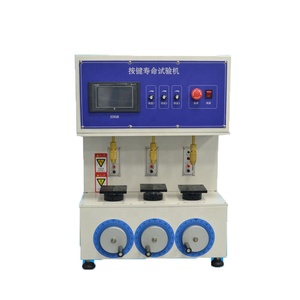 <span class=keywords><strong>Machine</strong></span> d'essai de commutateur à clé de testeur de vie de fatigue de bouton de trois stations - Product Image 1
