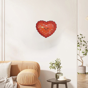 Hiện đại món quà cưới hình trái tim người yêu tăng trang trí báo động bàn đồng hồ reloj - Product Image 5