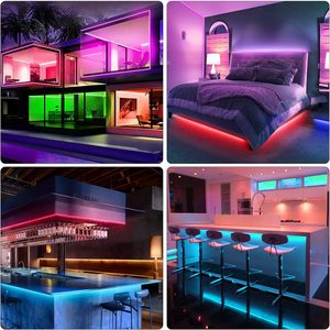 SMD3535 24V Remote Controlled RGB COB Smart LED Strip <b>Light</b> with CRI80 CE Certified - Product Image 4