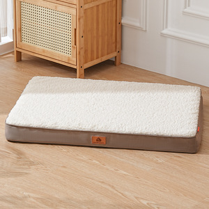 Grand lit pour animaux de compagnie rectangulaire, toute saison, épais, chaud pour l'hiver, amovible, en polyester, pour usage intérieur, lit pour <span class=keywords><strong>chat</strong></span> amovible - Product Image 5