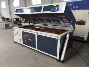 Machine à plastifier la mélamine pour différentes tailles de porte en bois MDF Panneaux de particules <span class=keywords><strong>Menuiserie</strong></span> Membrane sous vide à chaud Thermofoil Press - Product Image 5