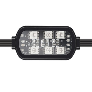 8/10/12 Vỏ Xe Máy <span class=keywords><strong>LED</strong></span> Dải Ánh Sáng Bluetooth Giọng <span class=keywords><strong>LED</strong></span> Ánh Sáng Ứng Dụng Điều Khiển Xe Máy Đèn 12V Underglow Neon - Product Image 1