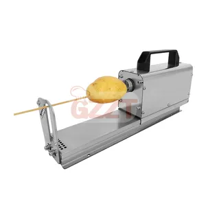 Automatic 3 In 1 Twist Potato Twister Electric 110/220v French Chips Cutter Stainless Steel Tornado Potato Cutting Machine