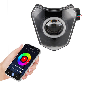 Pièces de Moto RGBW RGB APP Contrôle Scheinwerfer Angel Eyes LED Abblendlicht Phare pour KTM EXC 250 300 450 Six Jours - Product Image 1