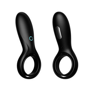 Водонепроницаемое кольцо для члена для взрослых мужчин с 10 режимами вибрации, задержка эякуляции, водонепроницаемость IPX6, черное, портативное - Product Image 4