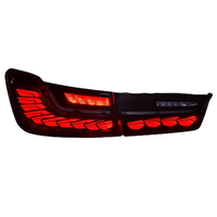 Feux arrière LED JY AUTO pour BMW Série 3 G20 G28 M3 G80 2019-2022, style écailles de dragon, feux arrière OLED, clignotants séquentiels, plug and play