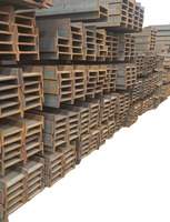 Poutre en acier laminée à chaud, surface noire, pour la construction de charpentes d'entrepôts et d'ateliers industriels
