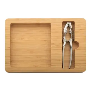 Valnott bamboo <b>nutcracker</b> set custom merchandising - Product Image 3