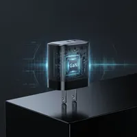 Chargeur mural USB double port 30W PD 3.0 18W QC 3.0 USB-C USB-A à charge rapide compatible avec iPhone 17, adaptateur secteur Type-C 30W