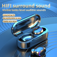 Écouteurs sans fil intra-auriculaires F9mini à réduction active du bruit, étanches IPX4, contrôle tactile, LED, modèle 2026, vente chaude