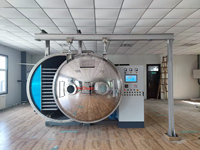 Huchuan industriële vriesdroogmachine voor voedselverwerking, grote capaciteit, SUS304 roestvrij staal, PLC-gestuurde tandwielmotor met lager.