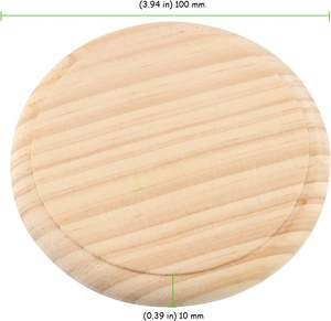 <span class=keywords><strong>Plaque</strong></span> en bois ronde non finie, base ronde en bois naturel de 4 pouces, <span class=keywords><strong>plaque</strong></span> en bois ronde <span class=keywords><strong>pour</strong></span> l'artisanat - Product Image 2