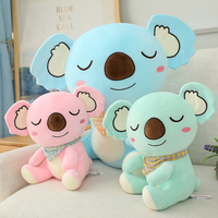 Peluche Koala Géante de Noël, Jouet en Peluche Kawaii, Poupée Koala Douce et Moelleuse pour Décoration de Maison et de Crèche