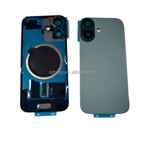 Verre arrière de remplacement avec cadre métallique magnétique et verres à came pour <span class=keywords><strong>iPhone</strong></span> 16 16 Plus couvercle de batterie verre arrière après marché - Product Image 6
