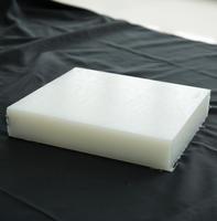 Plaque en POM Delrin ESD pour usinage CNC, appareils électriques, noir/blanc, haute dureté