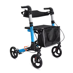 Marcheur et déambulateur pliants en aluminium de nouvelle arrivée Rollator pliable personnalisé pour personnes âgées Chariot pour adultes marcheur pour paralysie cérébrale - Product Image 4