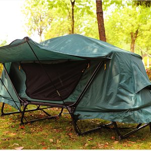 WOQI all'ingrosso antivento doppia antipioggia fuori terra <span class=keywords><strong>tenda</strong></span> Oxford pieghevole portatile addensata per il <span class=keywords><strong>campeggio</strong></span> - Product Image 5