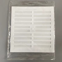 Grille d'aération carrée en plastique avec plusieurs tailles réglables, design moderne