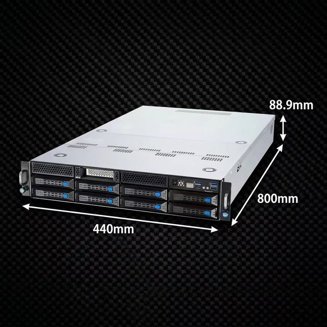 ESC4000A-E10 2U Tower Private Mold GPU Computing Server, Max 256GB DDR4 RAM, 1.92TB Enterprise NVMe Expandable Storage Chassis