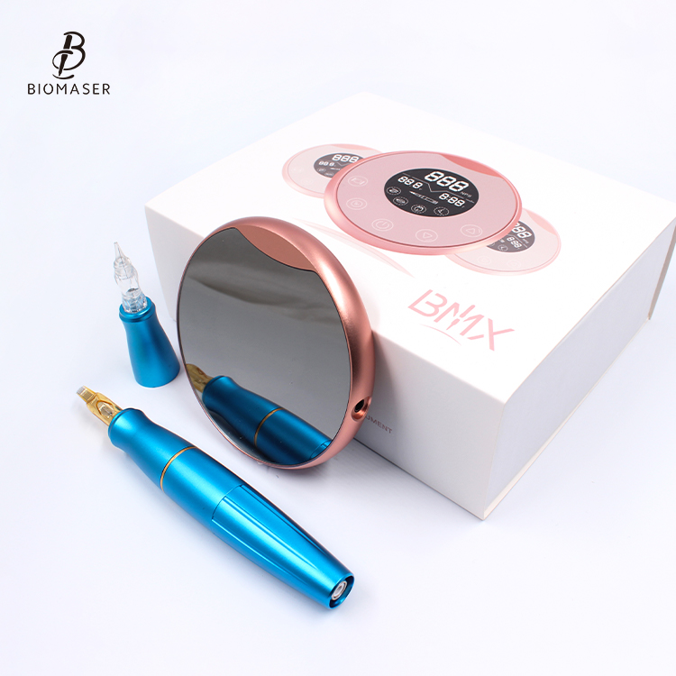 Fuente de alimentación + pluma azul