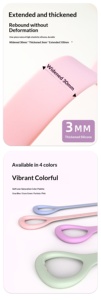<span class=keywords><strong>Corda</strong></span> Elastica Creativa a Forma di 8 per Esercizi di Braccia, Spalle, Cosce e Fianchi, Banda di Resistenza per Espansore Toracico - Product Image 2