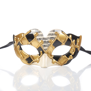 Mascarade de fête en plastique, <span class=keywords><strong>demi</strong></span>-<span class=keywords><strong>visage</strong></span> vénitien traditionnel, <span class=keywords><strong>dessin</strong></span> à la main, pour le carnaval Musical de venise - Product Image 1
