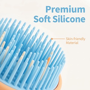 Brosse de douche exfoliante douce en silicone de qualité alimentaire pour le corps, idéale pour les peaux sensibles - Product Image 2