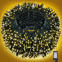 Guirlande lumineuse LED extérieure 480L en forme de grappe de raisin, alimentée par transformateur, blanc chaud, pour Noël, vente en gros