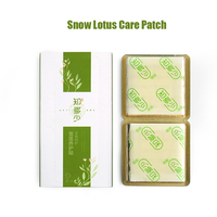 Protège-slips féminins personnalisés à marque privée par le fabricant, jetables, en pur coton, avec motif de lotus des neiges