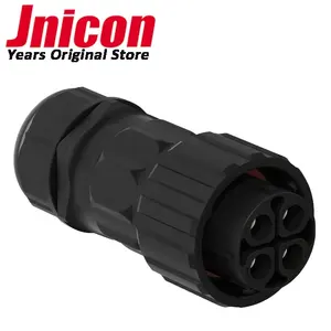 Jnicon M40 Bajonet Slot Paneel Montage Waterdichte Power Connector 4 Pin