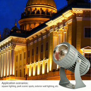 Lámpara de Pared LED para Exteriores, Impermeable IP65, Haz de Luz Estrecho de 60°, para Fachadas de Hoteles y Edificios, Luz Diurna de 5000K - Product Image 5