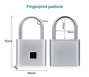 Candados digitales baratos <span class=keywords><strong>candado</strong></span> inteligente <span class=keywords><strong>de</strong></span> huellas dactilares del fabricante - Product Image 3